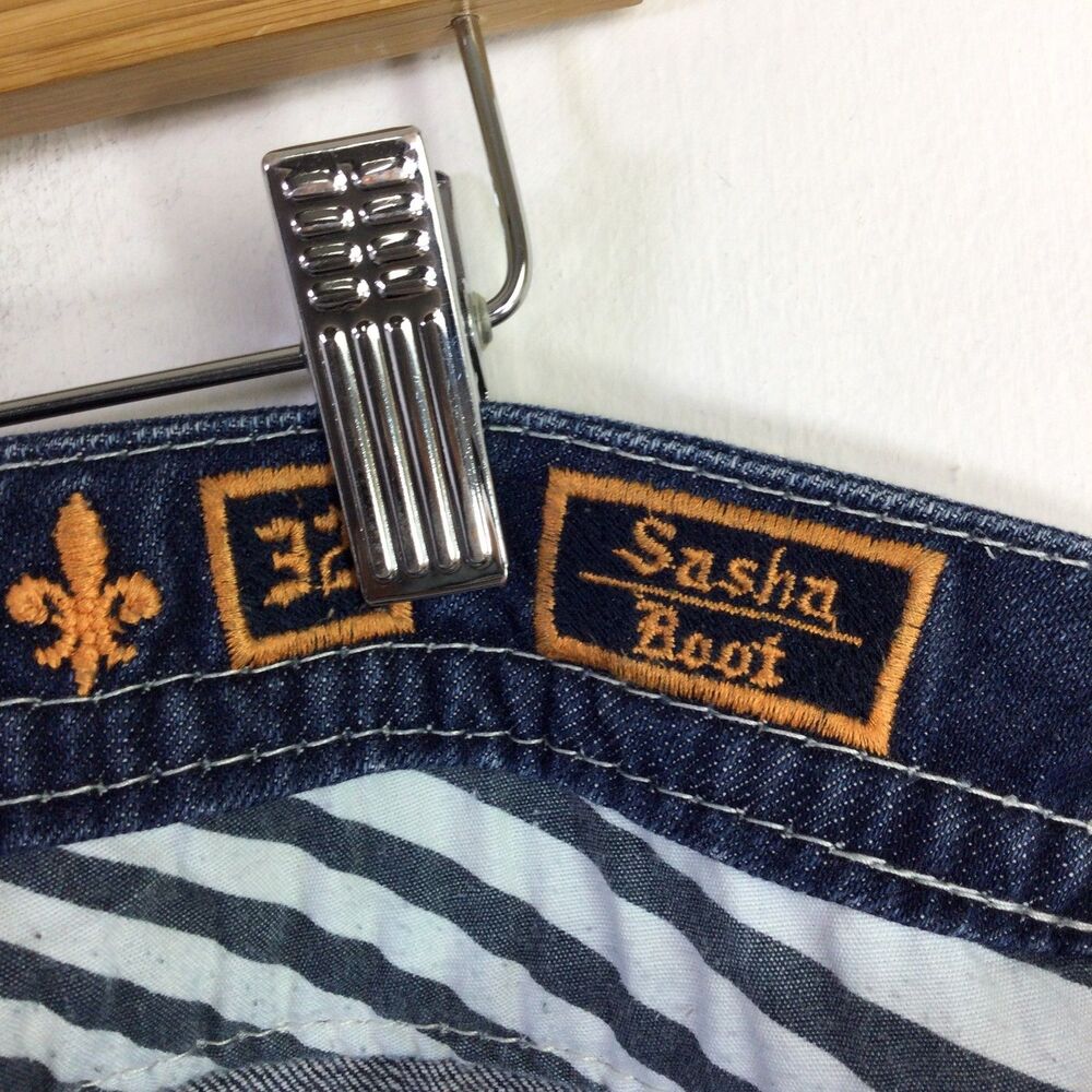 Rock Revival Womens Sasha Easy Bootcut Jeans Mid-Rise Stretch Denim Blue Size 32 - Picture 14 of 16